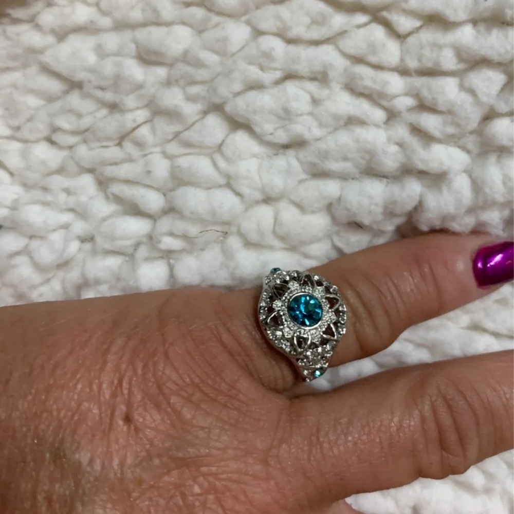 Aquamarine ring